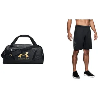 Under Armour Unisex UA Undeniable 5.0 Duffle MD Backpack & Herren Tech Graphic Short, atmungsaktive Sweatshorts für Männer, komfortable kurze Hose mit loser Passform