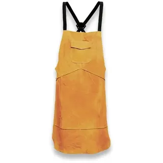 PORTWEST Schweißer Schürze SW10 Arbeits Latzschürze Leder 91x58