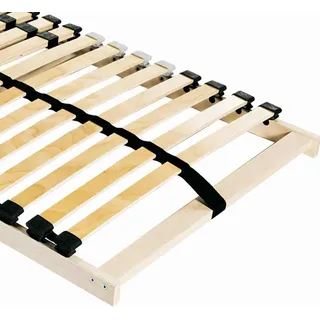 vidaXL Lattenrost Braun Massives Buchenholz 90 x 190 cm