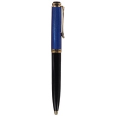Bild Souverän 600, Schwarz-Blau, hochwertiger Druckkugelschreiber im Geschenk-Etui, 996926