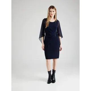 Vera Mont Cocktailkleid mit Raffung Blau 42