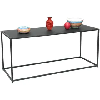 DanDiBo Ambiente Couchtisch Schwarz Metall 110 x 50 x 40 cm