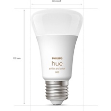 Bild Hue White and Color Ambiance E27 6.5W, 4er-Pack (929002489604)