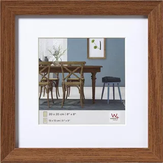 walther design Fiorito Bilderrahmen Eiche Dunkel Braun 40x40 cm 2er Set
