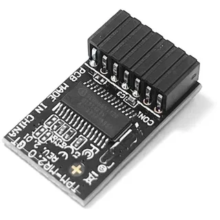 HSSDTECH TPM 2.0 LPC 14pin SLB9665 Sicherheitsmodul für ASUS ROG Strix B350-F, B360-G / B360-H / B360-F, B365-F / B365-G, ROG Strix X370-F / Z370-H Mainboard Security Module GC-TPM 2.0