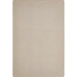 Andiamo Teppich Grotone - Webteppich für das Wohnzimmer Schlafzimmer Esszimmer und den Flur - pflegeleichter unempfindlicher Teppich für das Büro 200 x 290 cm Dunkelbeige