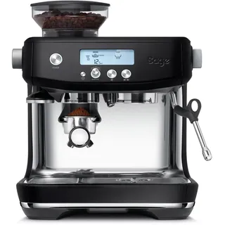 Sage The Barista Pro Kaffeemaschine trüffelschwarz inkl. Milchkännchen und Tamper