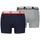 Basic Boxershorts 2 Einheiten Blue Grey Melange XL