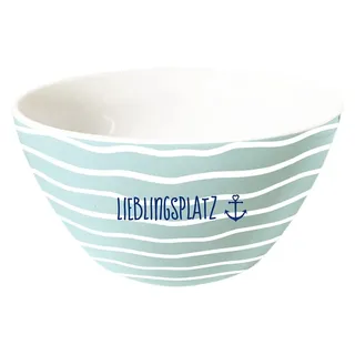 Grafik-Werkstatt Müsli-Schale Porzellan Blau