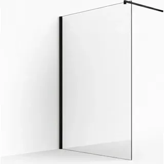 Glaszentrum Hagen Black-Edition Walk-In-Dusche 80 x 200 cm Klarglas
