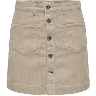 Only Mini-Cord-Rock aus Baumwoll-Mix Modell 'AMAZING GLOBAL', Sand, S