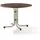 Klapptisch Ø 100 x 72 cm champagner/schieferdekor mocca