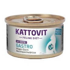12x85g Rață Gastro Kattovit Conserve pentru pisici
