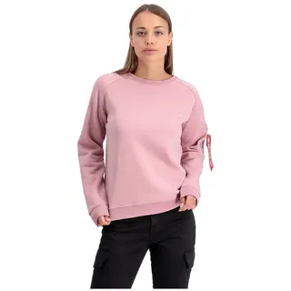 Alpha Industries X-Fit Sweater OS Wmn Sweatshirt für Damen Silver Pink