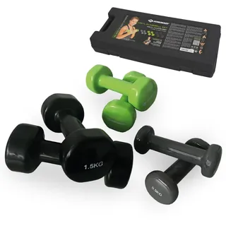 Donic Schildkröt Schildkröt Fitness Vinyl Hantel Set (960010)