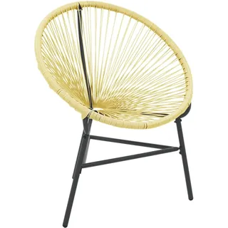 SYFAXTM Acapulco-Gartenstuhl Poly Rattan Beige - Beige