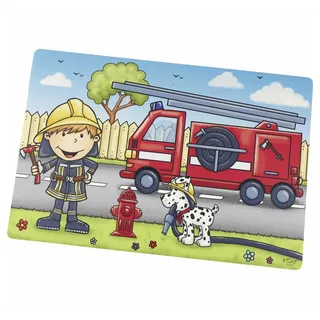 Ritzenhoff & Breker Ritzenhoff und Breker Platzmatte Bernie Feuerwehrmann Motiv für Kinder