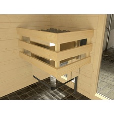 Bild von Massivholz-Sauna Valida 3 Sparset 9,0 kW K integ. Steuerung