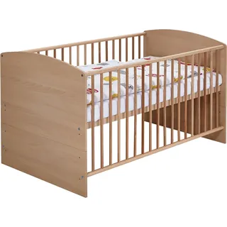 Schardt Kombi-Kinderbett 70x140 cm Classic Buche inklusive Umbaukit - Braun