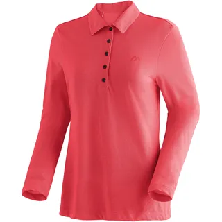 Maier Sports Long Piquee Polo W", Damen, Poloshirt, pflegeleichtes Langarmshirt, Sportlicher Schnitt