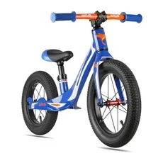 PROMETHEUS BICYCLES® Kinderlaufrad 14/12, Blau, Modell APUS