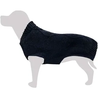 Arquivet Geflochtene Strickweste, schwarz, XL/40 cm, 1190 g