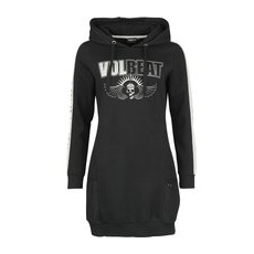Volbeat EMP Signature Collection Kurzes Kleid schwarz grau, Gestreift, Uni, XXL