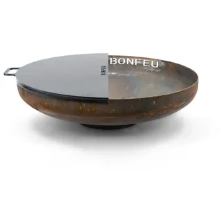 BonFeu Plancha Feuerplatte 1⁄2 120 cm 6 mm Stahl Grillplatte für Feuerschalen