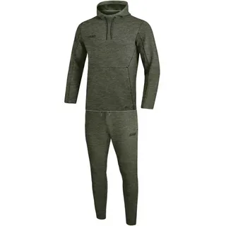 Jako Jogginganzug Premium Basics Khaki Meliert M