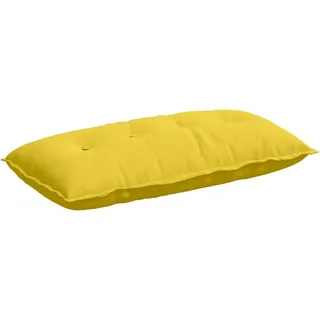 vidaXL Rückenkissen Helles Gelb 100 x 19 x 50 cm Stoff - Gelb