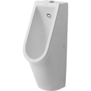 Duravit Urinal Starck 3, Zulauf von oben, inklusive Spüldüse, ohne Deckel, 08262500001, Farbe: Weiß mit Wondergliss