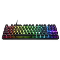 Razer Huntsman V3 X Tenkeyless (Purple Switch) Optische Tastatur für Esports (Design ohne Ziffernblock, voll programmierbare Tasten, mit RGB-Technologie), QWERTY ES-Design, Schwarz