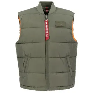 Alpha Industries Puffer Vest", Lw Weste für Herren, Sage-Green