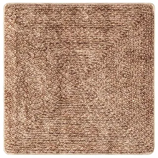 vidaXL Teppichläufer MARSA Gelb 100 x 100 cm Polyester und PVC