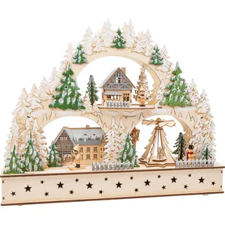 Lichterbogen Winterdorf