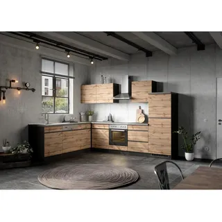 Held Winkelküche Turin L-Form 240 x 300 cm grau