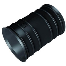 EVOPIPES Evocab/evodrain coupling 110 mm black with soft hook