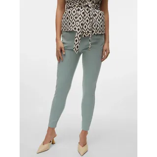 Jogger Pants VERO MODA "VMEVA MR LOOSE STRING PANT GA NOOS", Damen, Gr. L (40), Länge 30, grau (gray mist), Web, Obermaterial: 65% Viskose, 30% Nylon, 5% Elasthan, unifarben, loose fit 7/8-Länge, Hosen Jogger Pants, hinten mit elastischem Bündchen