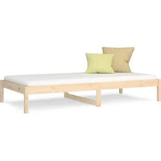 vidaXL Tagesbett 90x190 cm Massivholz Kiefer - Braun