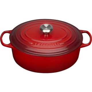 Le Creuset Signature Bräter 31 cm oval kirschrot