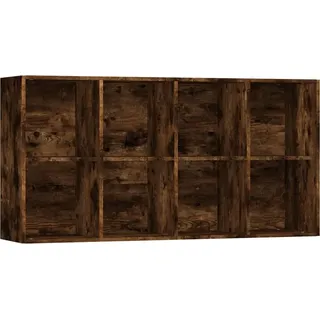 Bücherregal/Sideboard Räuchereiche 66×30×130 cm Holzwerkstoff - Braun