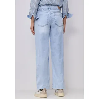 STREET ONE Wide Leg Jeans im Bleached-Look ultra bleached wash, 32,