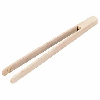 KESPER Grillzange 32 x 6 x 2 cm Holz beige