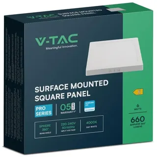 V-Tac LED-Mini-Panel 1 quadratisch gold