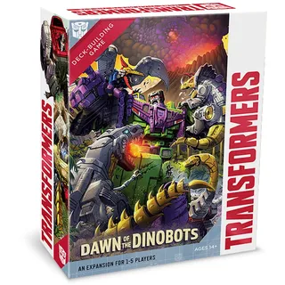 Renegade Game Studios, Transformers, Deck-Building Game Dawn of The Dinobots Erweiterung, Ab 14 Jahren, 1–5 Spielerinnen, 45–90 Minuten