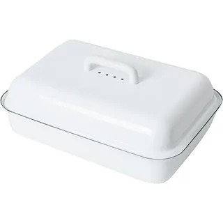 RIESS Brotdose mit Deckel 37/26cm Weiss