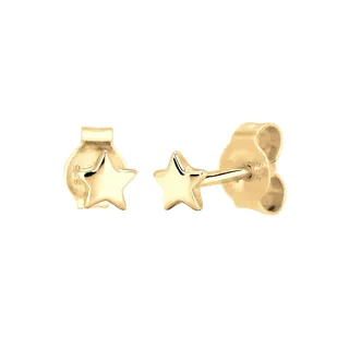 ELLI PREMIUM Ohrstecker PREMIUM Gelbgold 585 Sterne 0