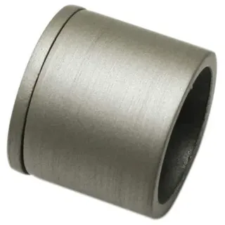 GARDINIA Wandlager für Gardinenstangen mit Ø 19 mm, Inklusive Befestigungsmaterial, Wandmontage, Serie Kira, Silber