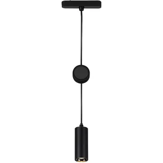 Briloner - Schienensystem Luxtrail LED Pendelleuchte, Warmweiß, höhenverstellbar, Zubehör, Tracklight, LED Pendel, Lampen, Deckenlampe, Deckenleuchte, 130x1200x42 mm (LxHxD), Schwarz