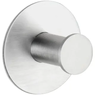 Wenko Klebehaken 4466540100, Celano, bis 4kg, Edelstahl, silber matt